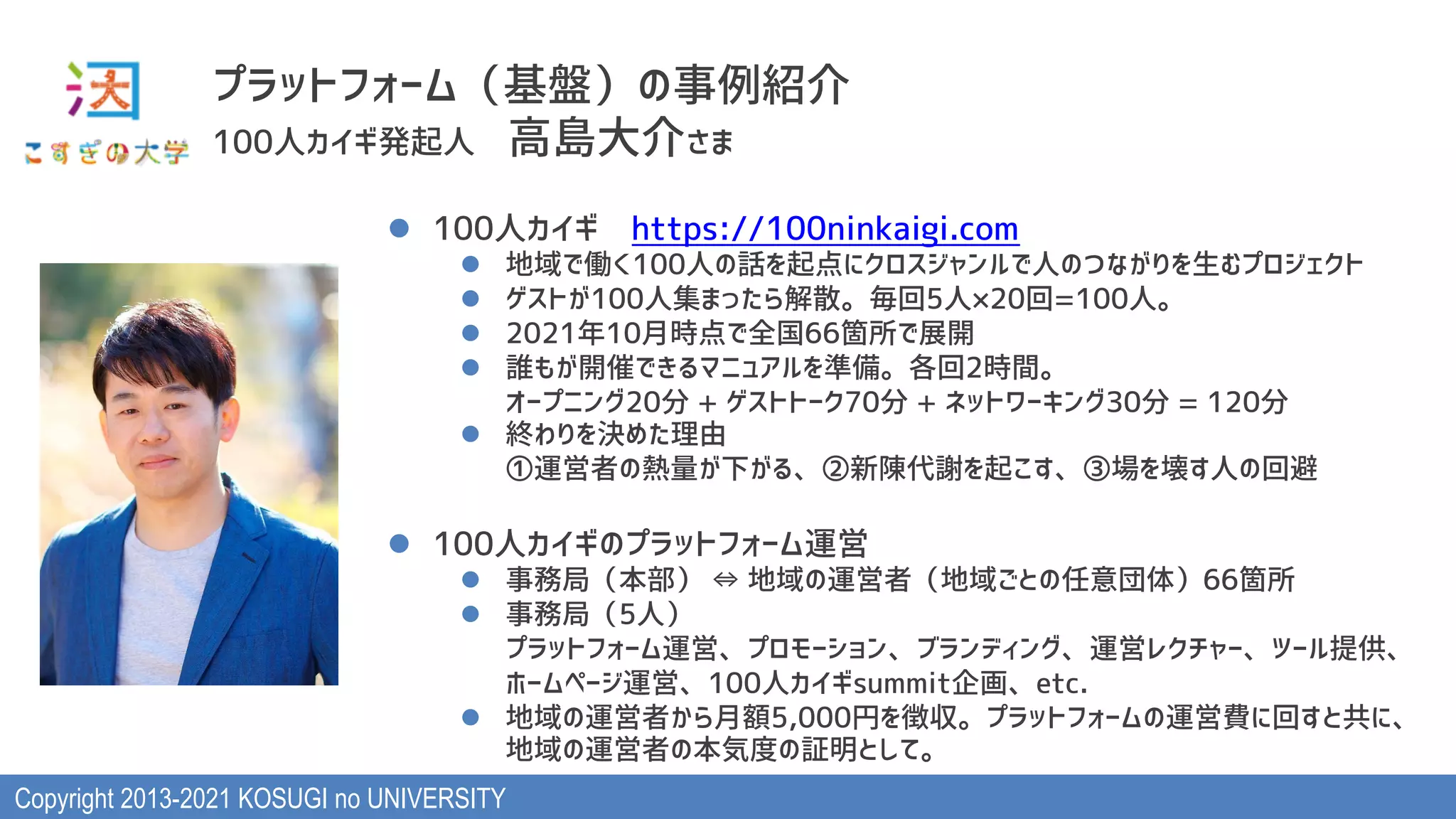 Copyright 2013-2021 KOSUGI no UNIVERSITY
:;<=>?@ABCDE'FG*+
<‹‹,°®þoÿ, HIJ+†O
l <‹‹,°®þ !""#$%__<‹‹&'&WM'('=V[)
l ‚ƒˆEc&%%œ0ï‹:F û3"Gsxtˆœ0¡Š¤d‹ÚH’3G?û<
l I"<¤&%%œ8`ÇáËJK©VL?œ·$%LM&%%œ©
l $%$&'&%(BFˆNO==P_ˆQW
l RS¤WXˆTŽU:®þt‹VW©XL$BÜ©
Yq’:xZ$%[ 4I"<<qûR%[ 4ù;<úq]xZ>%[ M4&$%[
l ^od‹_Ñá`a
³¿À,0bc¤d¤ŽU¶àefg‹:-.U¸Õ‹h.œ0Li
l <‹‹,°®þ$I^Hg±©Dí*+
l íjk‘Ag— l ‚ƒ0¿À,‘‚ƒm}0nop‡—==P_
l íjk‘?œ—
’“;<”•q–¿ÀU’3qqrrxU²“xu°xZU¿À´ûssqUtqtuvU
wq–xqG¿ÀU&%%œ8w9yGNNIF56U+FQP
l ‚ƒ0¿À,ÊË(z?{%%%|‹}(©’“;<”•q–0¿À~ L.}ä U
‚ƒ0¿À,0A•ô0€•}˜™©
 