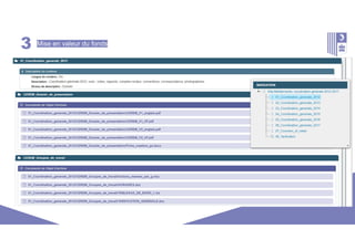 3 Mise en valeur du fonds
 
