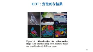 iBOT : 定性的な結果
39
 