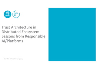 Distributed Trust Architecture: The New Foundation of Everything | PDF