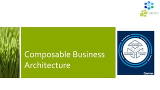 Composable Business
Architecture
 