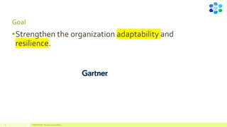 Goal
•Strengthen the organization adaptability and
resilience.
COMPETENSIS - Business Composability
8
 