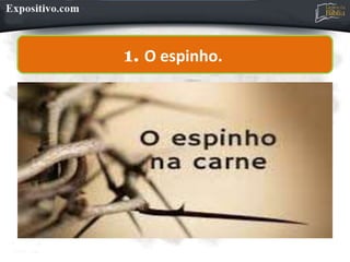 1. O espinho.
 
