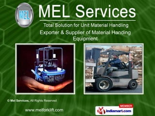 Exporter & Supplier of Material Handing  Equipment 