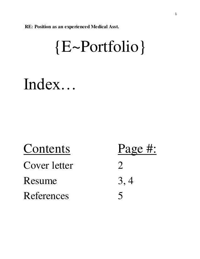 E-portfolio E-portfolio