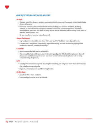 ACLS Handbook, Advanced Cardiac Life Support | PDF