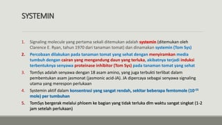 hormon Asam Jasmonat dan Lainnya, pengatur tumbuh tanaman | PPTX