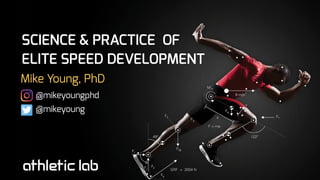 SCIENCE & PRACTICE OF
ELITE SPEED DEVELOPMENT
Mike Young, PhD
@mikeyoungphd
@mikeyoung
 