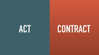 ACT CONTRACT
 