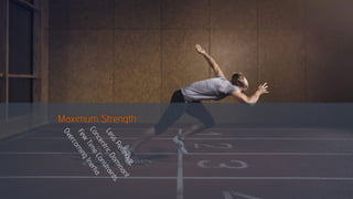 Maximum Strength
F
e
w
T
i
m
e
C
o
n
s
t
r
a
i
n
t
s
C
o
n
c
e
n
t
r
i
c
D
o
m
i
n
a
n
t
L
e
s
s
R
e
fl
e
x
i
v
e
O
v
e
r
c
o
m
i
n
g
I
n
e
r
t
i
a
 