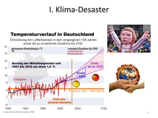 9
I. Klima-Desaster
 