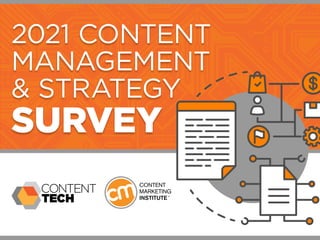 2021 CONTENT
MANAGEMENT
& STRATEGY
SURVEY
 