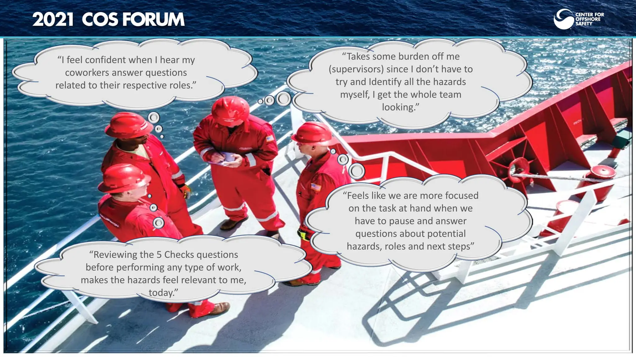 2021 COS Forum Halliburton 5 Checks To Go pdf