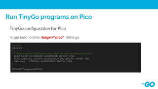 Run Go applications on Pico using TinyGo | PDF