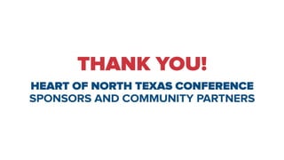 2021 Heart of North Texas Sponsors