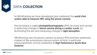 Heart Rate Variability (HRV) Analysis and HRV4Training