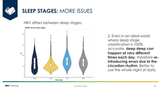 Heart Rate Variability (HRV) Analysis and HRV4Training