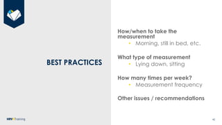 Heart Rate Variability (HRV) Analysis and HRV4Training