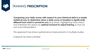 Heart Rate Variability (HRV) Analysis and HRV4Training