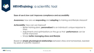 Heart Rate Variability (HRV) Analysis and HRV4Training