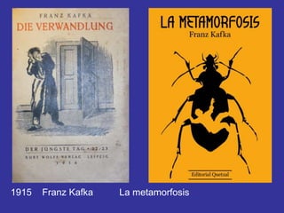 1915 Franz Kafka La metamorfosis
 