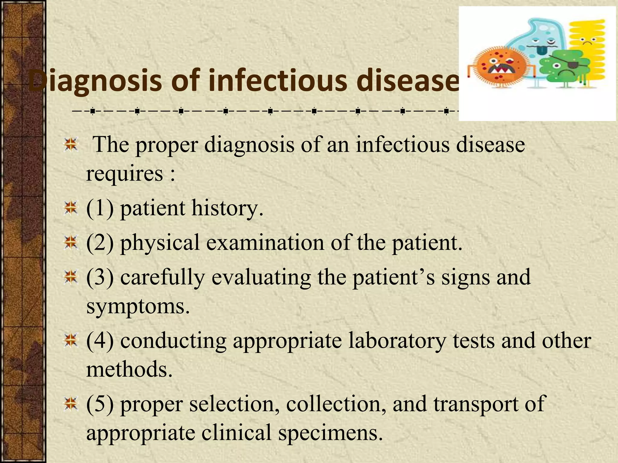 2021 laboratory diagnosis of infectious diseases dr.ihsan alsaimary | PPT