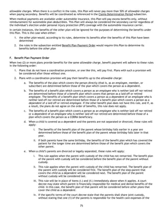 2021 lazer spot medical plan document and spd vbp plan | PDF