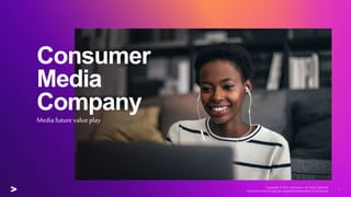 Consumer
Media
Company
Media future value play
 