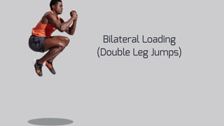 Bilateral Loading
(Double Leg Jumps)
 