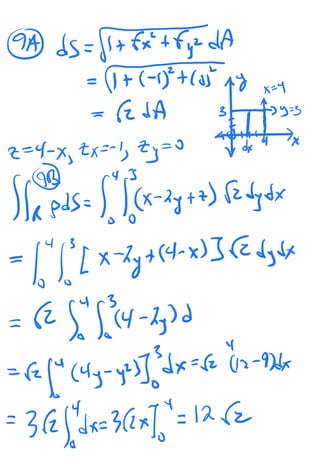 2021 preTEST4A Vector Calculus Solved