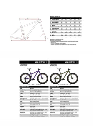 2021 SALSA DEALER BOOK