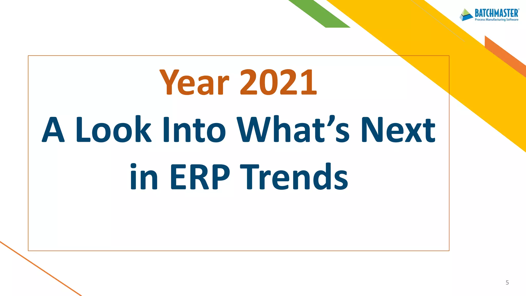 2021 Predictions in Enterprise Resource Planning