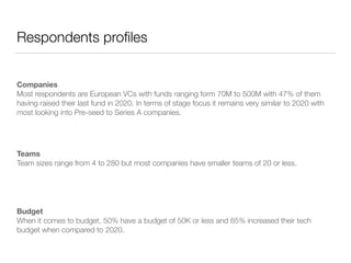 VC Tech Stack - 2021 | PDF