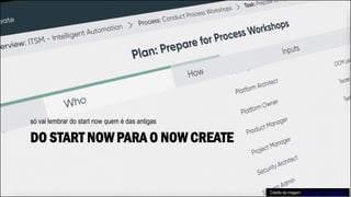 DO START NOW PARA O NOW CREATE
só vai lembrar do start now quem é das antigas
Crédito da imagem: Now Create First Call Deck
 