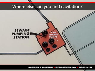 Where else can you find cavitation?
 