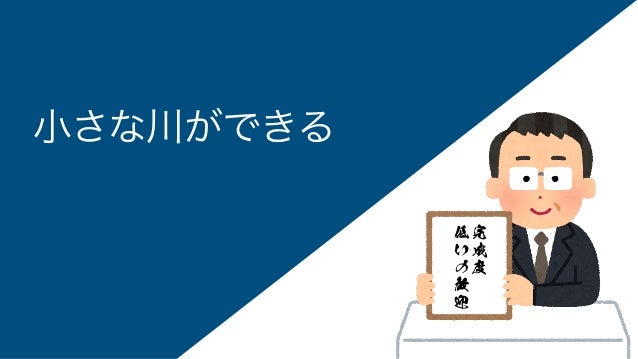 小さな川ができる
完
成
度
低
い
の
歓
迎
 