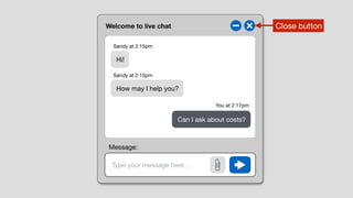 Welcome to live chat
Hi!
How may I help you?
Type your message here…
Can I ask about costs?
Close button
Sandy at 2:15pm
Sandy at 2:15pm
You at 2:17pm
Message:
 