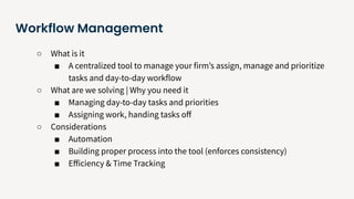 Building Out Your Law Firm Tool Box