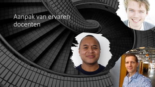 Aanpak van ervaren
docenten
 