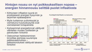 Pääjohtaja Olli Rehn: Sota sumentaa talouden näkymää – rahapolitiikan normalisointi etenee johdonmukaisesti, 21.6.2022