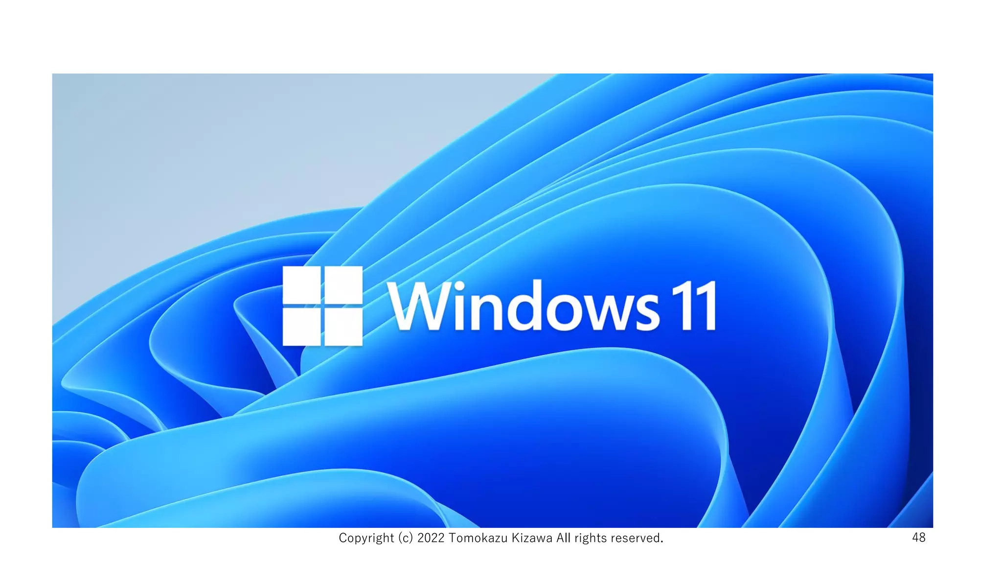 Copyright (c) 2022 Tomokazu Kizawa All rights reserved. 48
 