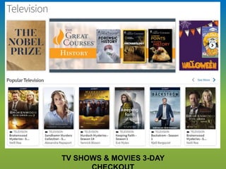 TV SHOWS & MOVIES 3-DAY
 