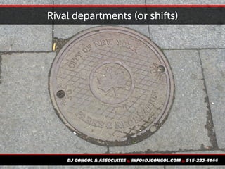 Rival departments (or shifts)
 