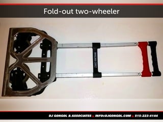 Fold-out two-wheeler
 