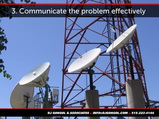 3. Communicate the problem effectively
 