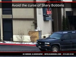 Avoid the curse of Shary Bobbins
 