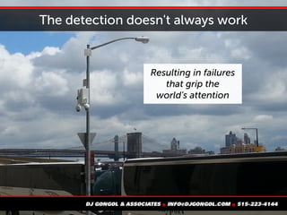 The detection doesn't always work
Resulting in failures
that grip the
world's attention
 