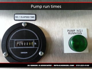 Pump run times
 