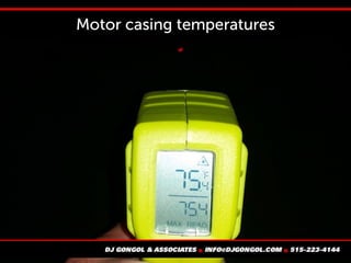 Motor casing temperatures
 