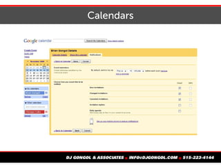 Calendars
 